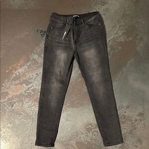 Fashion Nova Charcoal Skinny Jeans